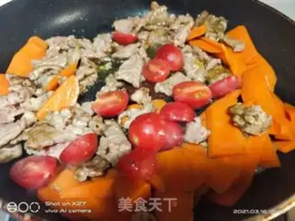 Make Carrot beef step 3