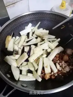 Make Salt fish eggplant step 8