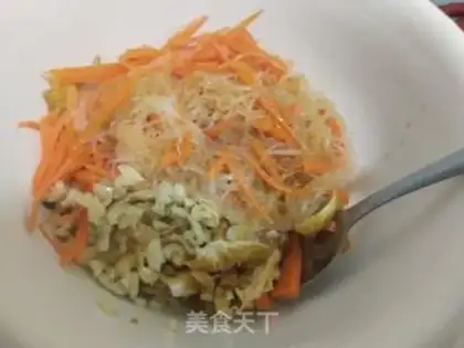 Make A cucumber carrot fan step 3