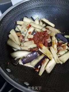 Make Salt fish eggplant step 9