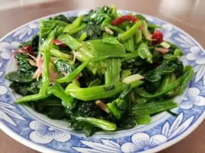 Make Scrambled spinach step 8