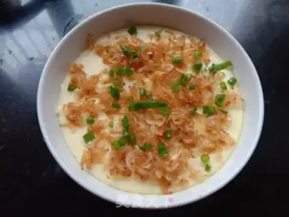 Make Shrimp skin steamed eggs step 8