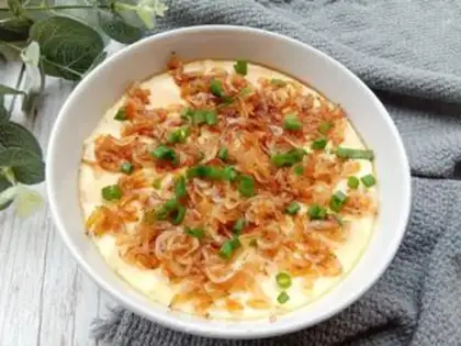 Make Shrimp skin steamed eggs step 10