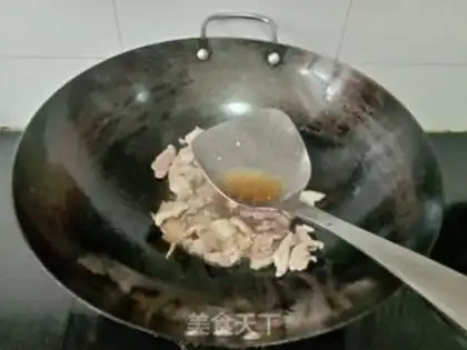 Make Garlic fried meat step 2