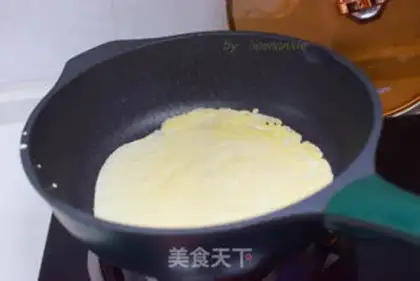 Make Breakfast eggcake step 1