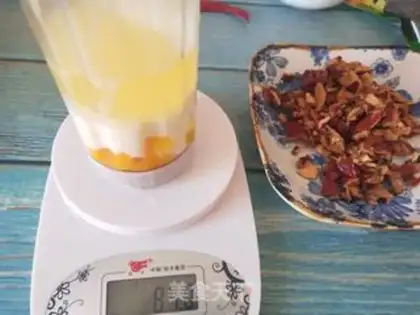 Make Red date cake step 1