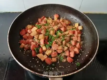 Make Spud ham sausages step 6
