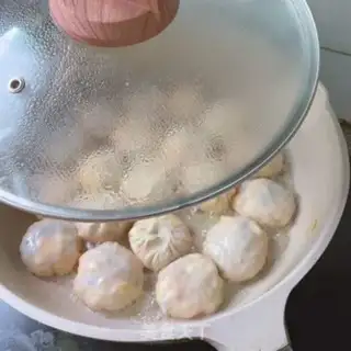 Make Fan vegan dumplings step 12