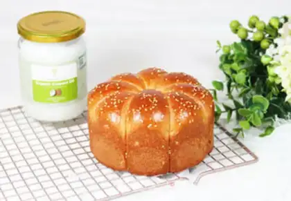 Make Coconut oil bread step 10