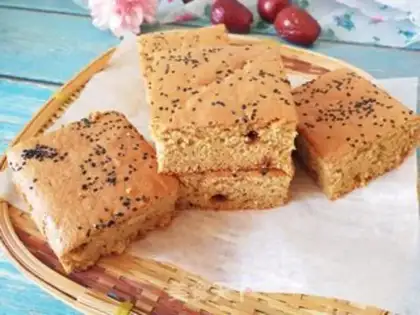 Make Red date cake step 12