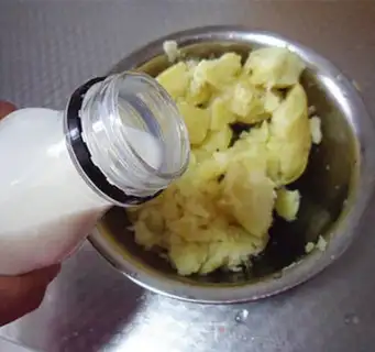 Make Mashed potato vegetable salad step 1