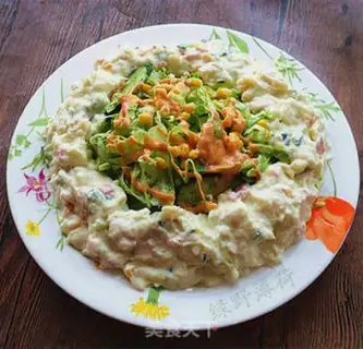 Make Mashed potato vegetable salad step 6