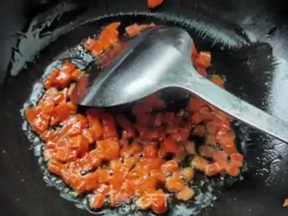 Make Red potato rice step 3