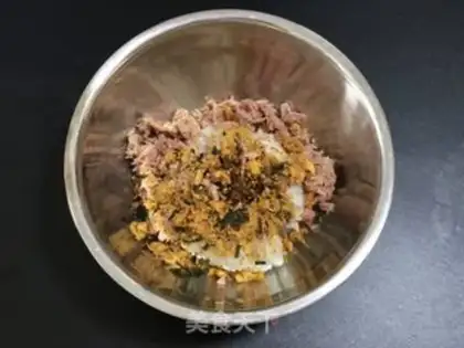 Make The tuna cheese-cooking step 1