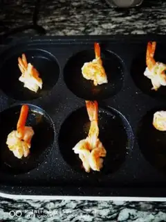 Make Peas shrimp muffin step 20