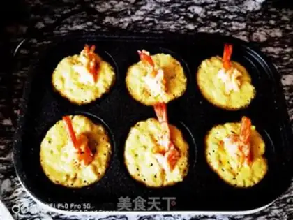 Make Peas shrimp muffin step 21