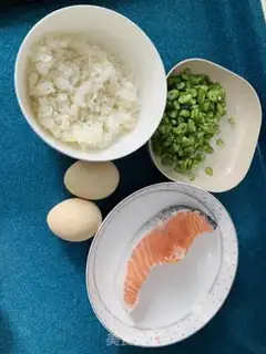 Make Sakura shrimp, soy rice step 0