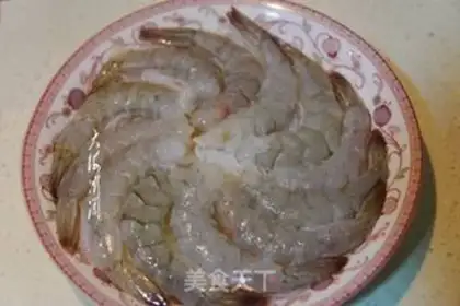 Make Garlic fans steam shrimp step 5
