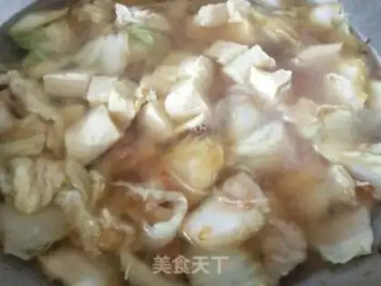 Make Soy sauce and tofu soup step 4