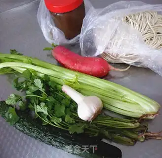 Make Sesame sauce noodles step 0