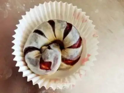 Make Bean roll bread step 15