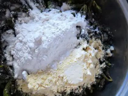 Make Scrambled peaches step 2