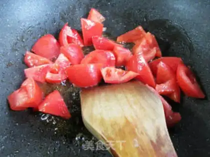 Make Tomato fried storks step 2