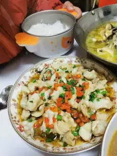 Make Steamed black fish step 1
