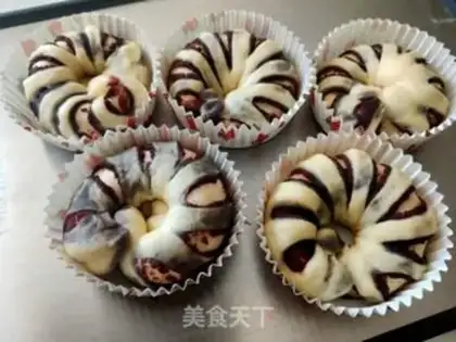 Make Bean roll bread step 17