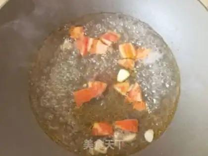 Make Pine willow sprout noodles step 5