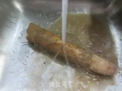 Make Tomato fried mountain medicine step 1