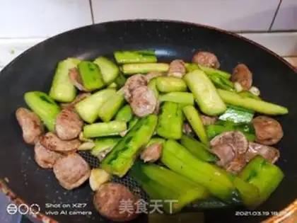 Make Sausage cucumber step 4
