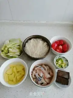 Make Guizhou acid Soupfish step 1