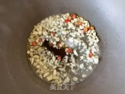Make Garlic sweet peas step 7
