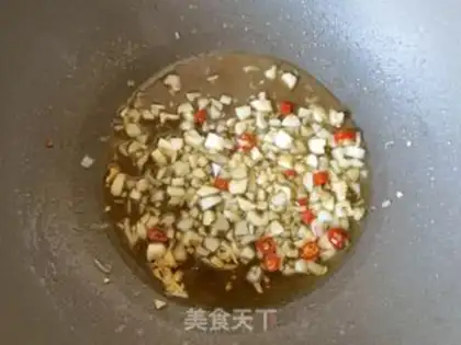 Make Garlic sweet peas step 8