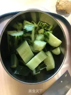 Make Garlic cucumber step 2