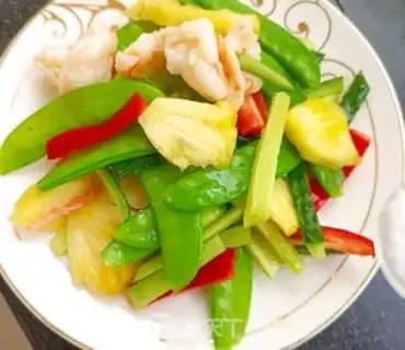 Make Shrimp bean salad step 8