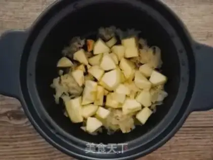 Make Apple silver ear soup step 3