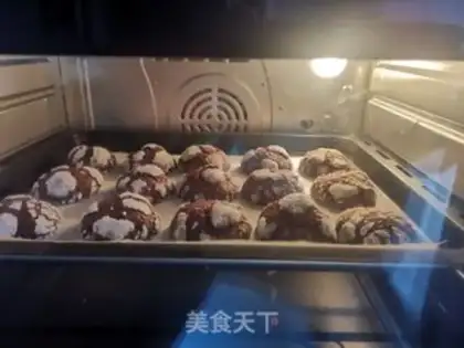 Make Coco Snow Cookie step 9