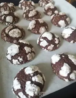 Make Coco Snow Cookie step 11