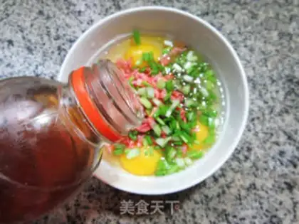 Make Shrimp fried eggs step 3