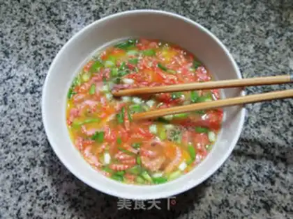Make Shrimp fried eggs step 5