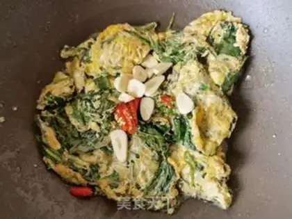 Make Pumpkin fried eggs step 9