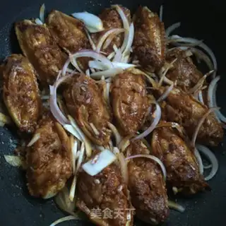 Make Onion fried chicken wings step 7