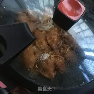 Make Onion fried chicken wings step 8