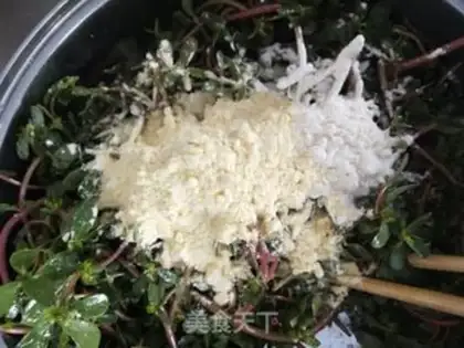 Make Steamed horse teeth step 4