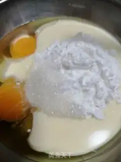 Make A steamed cake step 3