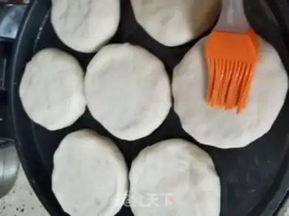 Make A melon sesame cake step 16