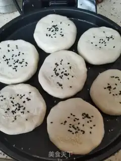 Make A melon sesame cake step 17