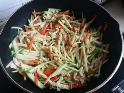 Make Triple tofu fried powder step 4